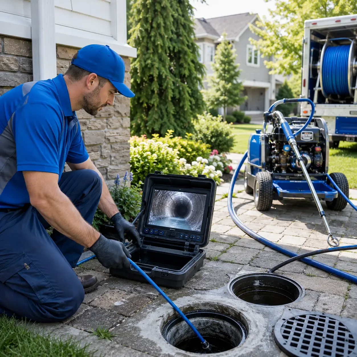 Outdoor drain cleaning professionals serving Hanoverton, OH